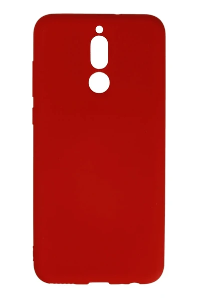 Huawei Mate 10 Lite Kılıf Nano içi Kadife Silikon - Kırmızı-(5796) ürün görseli 1