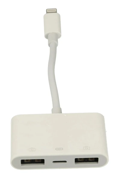 APR23 Iphone Otg 3in1 - Beyaz-(5796) - Resim 2
