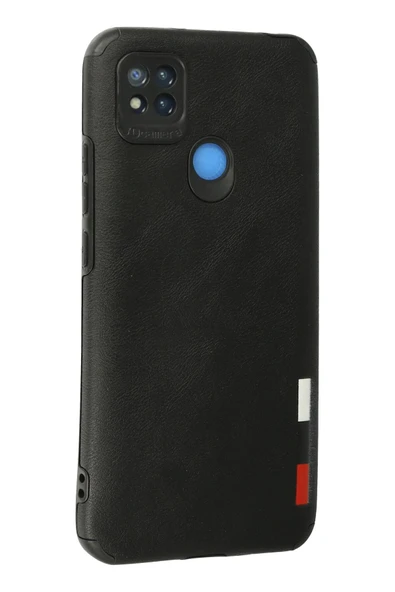 Xiaomi Redmi 9C Kılıf Loop Deri Silikon - Siyah-(5796) - Resim 2