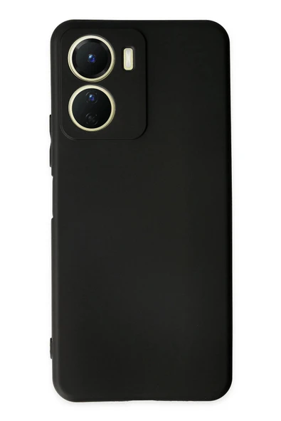 Vivo Y16 Kılıf First Silikon - Siyah-(5796) ürün görseli 1