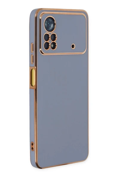 Xiaomi Poco X4 Pro 5G Kılıf Volet Silikon - Mavi-(5796) ürün görseli 1