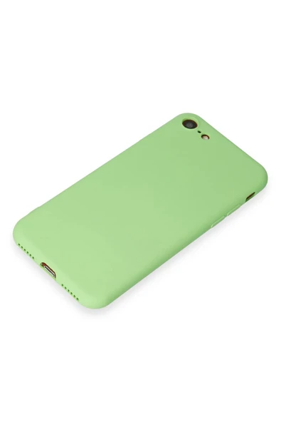 iPhone 7 Kılıf First Silikon - Açık Yeşil-(5796) - Resim 4