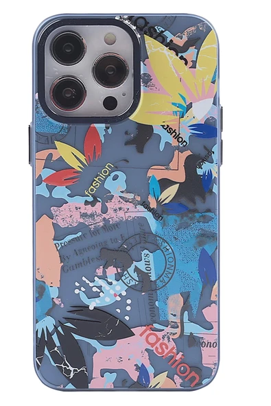 iPhone 13 Pro Kılıf Prada Desenli Kapak - Prada Pembe - 1-(5796) ürün görseli 1