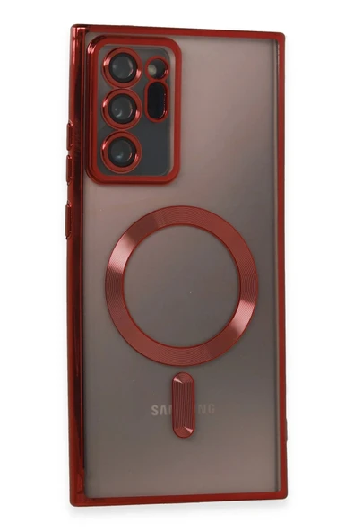 Samsung Galaxy Note 20 Ultra Kılıf Kross Magneticsafe Kapak - Kırmızı-(5796) ürün görseli 1