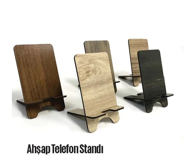 Ahşap Telefon Tutucu ürün görseli 1