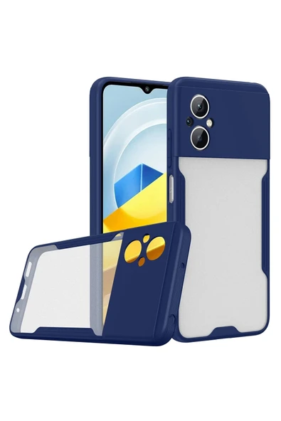 Xiaomi Poco M5 Kılıf Platin Silikon - Lacivert-(5796) ürün görseli 1