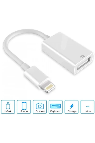 APR14 iPhone Otg - Beyaz-(5796) - Resim 2