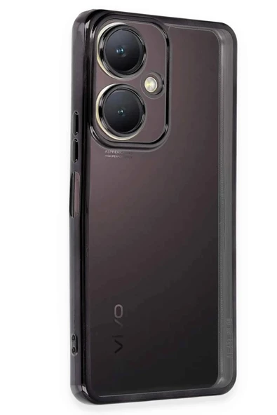Vivo Y27 Kılıf Lensli Silikon - Siyah-(5796) ürün görseli 1
