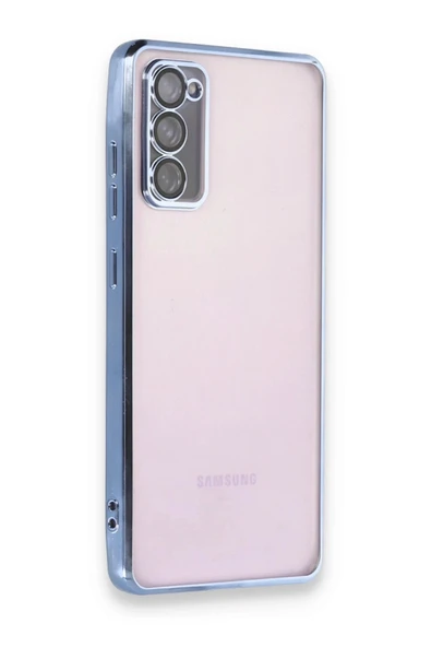 Samsung Galaxy S20 FE Kılıf Lensli Silikon - Açık Mavi-(5796) ürün görseli 1