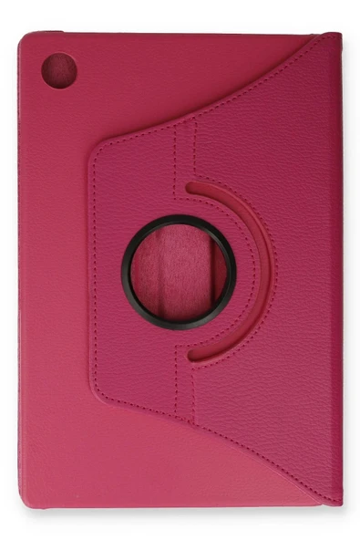Samsung Galaxy Tab A9 Kılıf 360 Tablet Deri Kılıf - Pembe-(5796) ürün görseli 1
