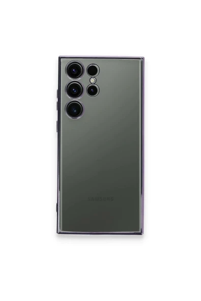 Samsung Galaxy S24 Ultra Kılıf Lensli Silikon - Siyah-(5796) ürün görseli 1