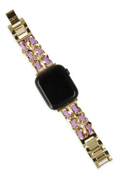 Watch 22mm KR405 Metal Bakla Kordon - Lila-(5796) ürün görseli 1