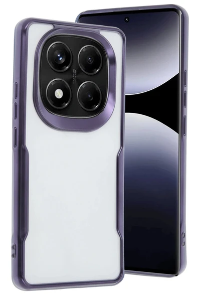 Xiaomi Redmi Note 14 Pro 4G Kılıf Boyi Silikon Kapak - Derin Mor-(5796) ürün görseli 1