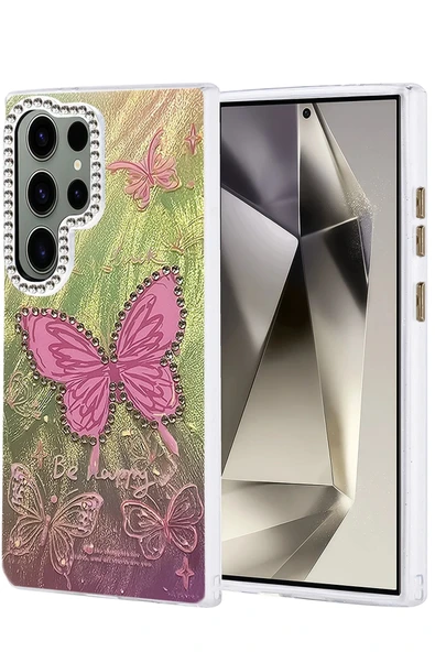 Samsung Galaxy S24 Ultra Kılıf Blade Aynalı Desenli Kapak - Desen 5-(5796) ürün görseli 1