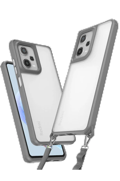 Xiaomi Redmi Note 12 Pro 5G Kılıf Penta Silikon Kılıf - Titan Gri-(5796) ürün görseli 1