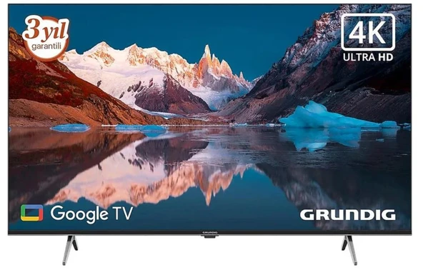 Grundig 75 GJU 8500 A 4K Ultra HD 75" 190 Ekran Uydu Alıcılı Google Smart LED TV KUTUSU AÇIK SIFIR ürün görseli 1