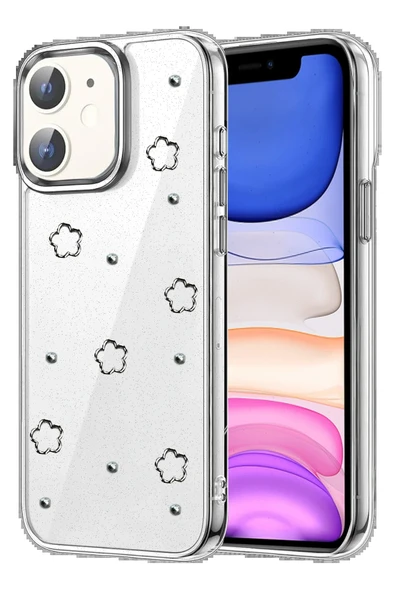 Apple iPhone 12 Fiyonk Desenli Kapak - Desen 3-(5796) ürün görseli 1