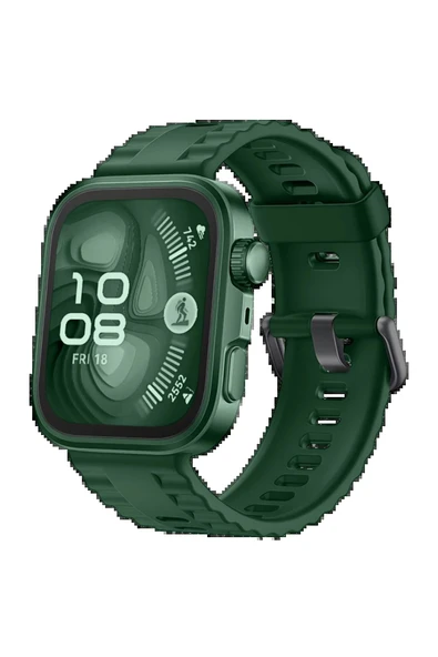 Huawei Fit 4 Nova Silikon Kordon - Koyu Yeşil-(5796) ürün görseli 1