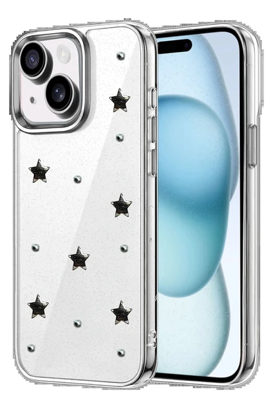 Apple iPhone 15 Plus Fiyonk Desenli Kapak - Desen 8-(5796) ürün görseli 1
