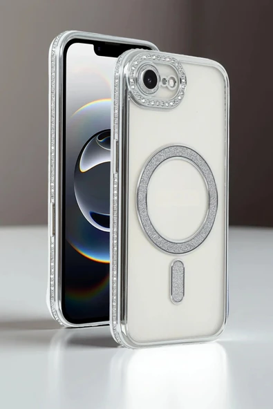 Apple iPhone 16E Joke Simli Magneticsafe Kılıf - Mavi-(5796) ürün görseli 1
