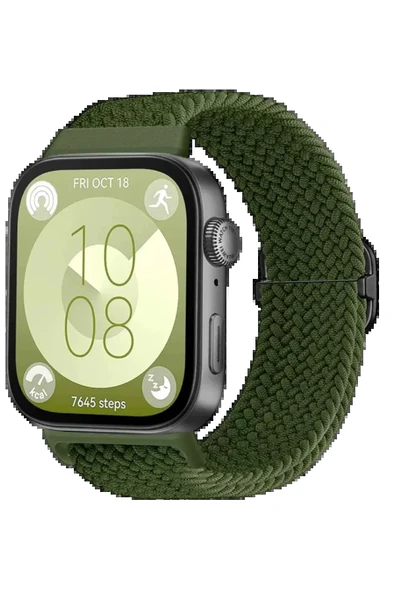 Huawei Fit 4 Star Kordon - Koyu Yeşil-(5796) ürün görseli 1