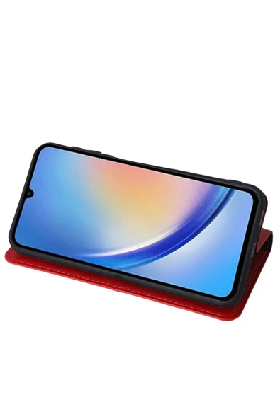 Apple iPhone 15 Trend S Plus Kapaklı Kılıf - Taba-(5796) - Resim 3