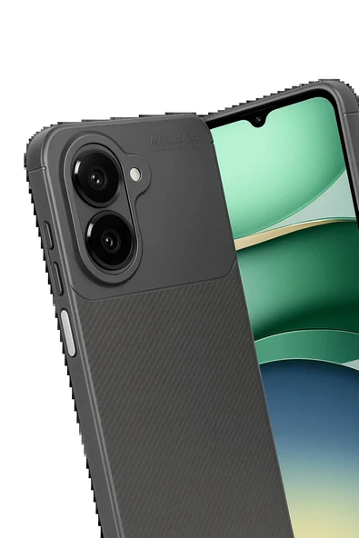 Xiaomi Redmi A5 4G Auto Focus Karbon Kapak - Gri-(5796) ürün görseli 1