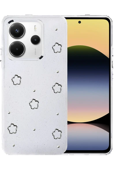 Xiaomi Redmi Note 14 4G Fiyonk Desenli Kapak - Desen 3-(5796) ürün görseli 1