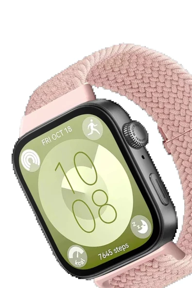 Huawei Fit 4 Star Kordon - Pudra-(5796) - Resim 2