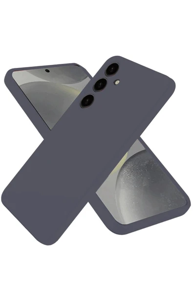 Samsung Galaxy A36 Kılıf First Silikon - Gri-(5796) ürün görseli 1