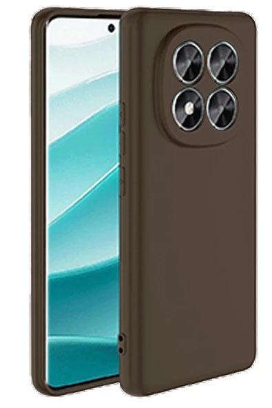 Xiaomi Redmi Note 14 Pro 5G Kılıf First Silikon - Kahverengi-(5796) ürün görseli 1