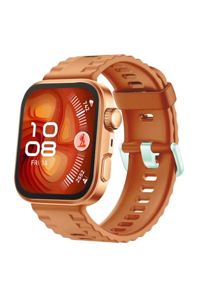 Huawei Fit 4 Nova Silikon Kordon - Turuncu-(5796) ürün görseli 1