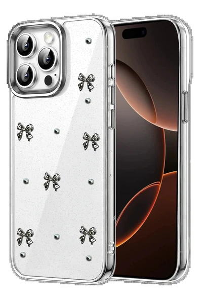 Apple iPhone 14 Pro Max Fiyonk Desenli Kapak - Desen 10-(5796) ürün görseli 1