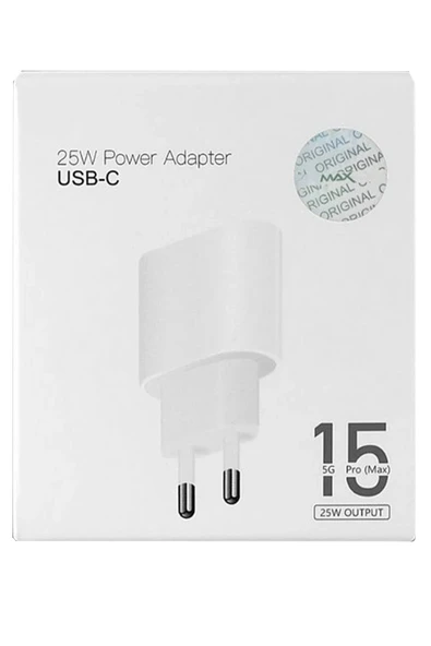 CA-13 25W Type-C Şarj Adaptörü - Beyaz-(5796) ürün görseli 1