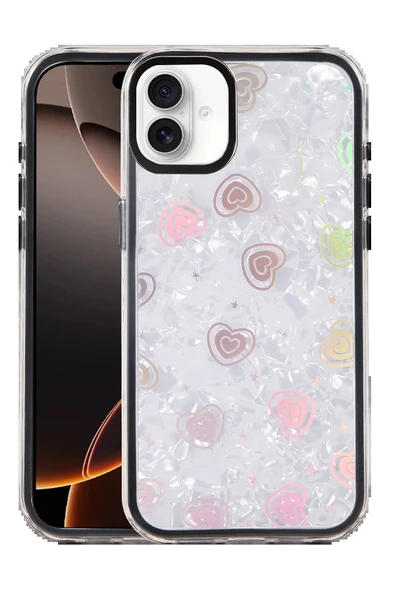 Apple iPhone 16 Lumi Desenli Kapak - Siyah-(5796) ürün görseli 1
