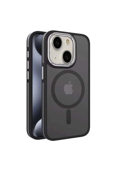 iPhone 15 Winner Magsafe Kapak - Siyah-(5796) ürün görseli 1