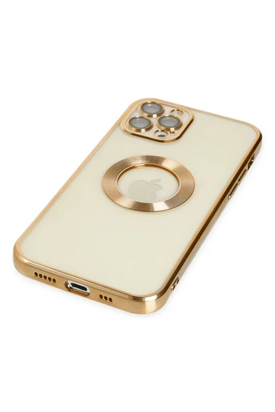 iPhone 12 Pro Kılıf Slot Silikon - Gold-(5796) ürün görseli 1
