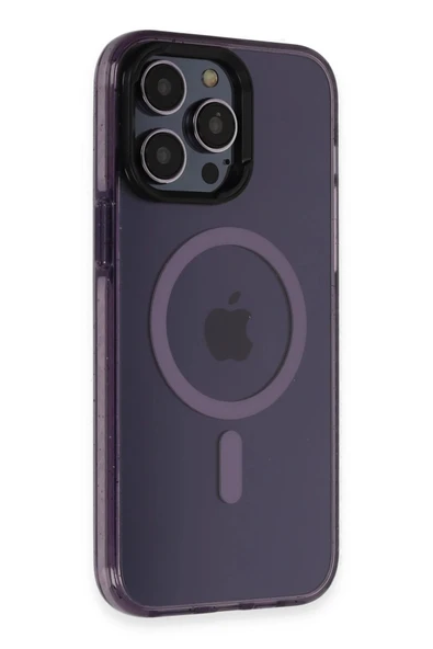 iPhone 14 Pro Kılıf Tigra Magsafe Kapak - Derin Mor-(5796) ürün görseli 1