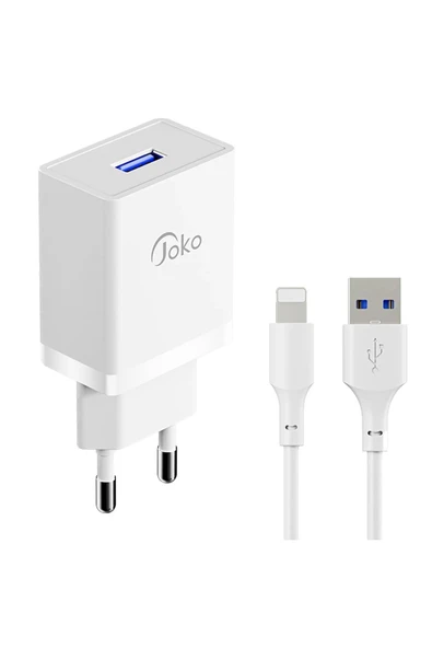 JK77 12W + PX17 1M 2.4A Usb to Lightning Kablolu PD Şarj Cihazı-(5796) ürün görseli 1