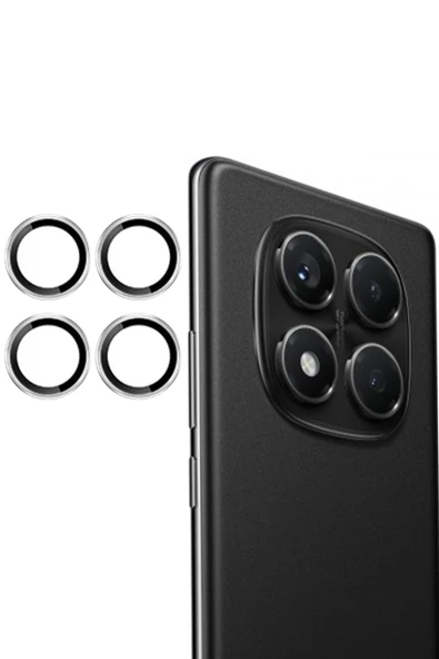 Xiaomi Redmi Note 14 Pro 4G PVD Metal Kamera Lens - Gümüş-(5796) ürün görseli 1