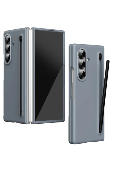 Samsung Galaxy Z Fold 6 Hole Fold Kapak - Titan Gri-(5796) ürün görseli 1