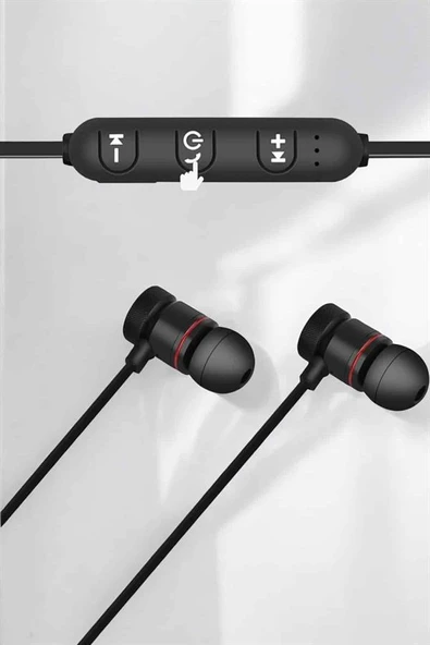 Kablolu Mıknatıslı Sport Kulaklık Bluetooth Bağlantılı MİR13653489 ürün görseli 1