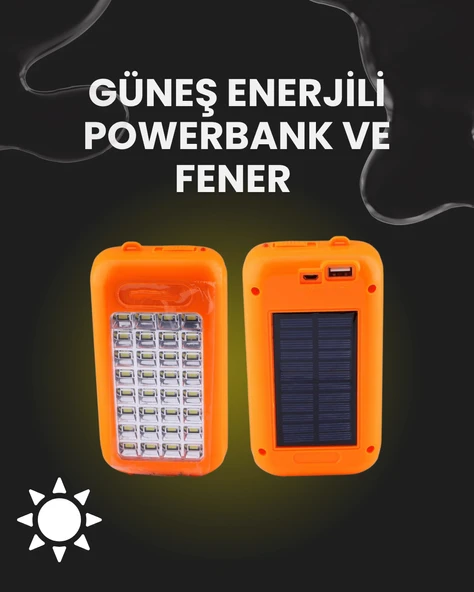GS-875 GÜNEŞ ENERJİLİ POWERBANK MİR79925920 ürün görseli 1