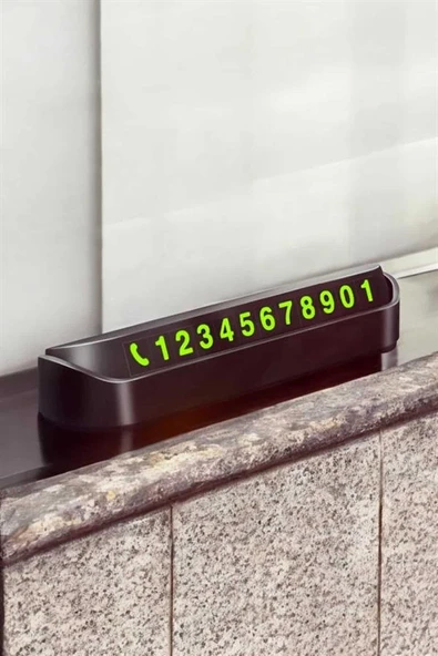 Numaralık Araç İçi Araba Araç Park Numaratör Telefon Numarası Yazma MİR17686873 ürün görseli 1
