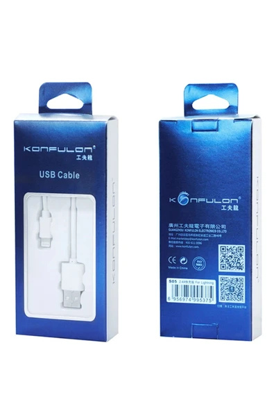 S05 Lightning Kablo iphone Uyumlu 1.5M 2.1A-(5796) - Resim 3