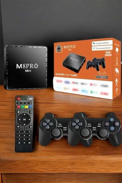 TV Game Box Netflix Youtube 1000 Oyunlu Android Oyun Konsolu Kumandalı MİR26410359 - Resim 5