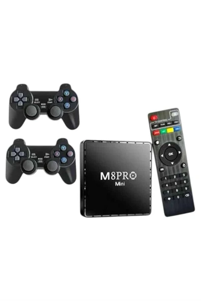 TV Game Box Netflix Youtube 1000 Oyunlu Android Oyun Konsolu Kumandalı MİR26410359 - Resim 4