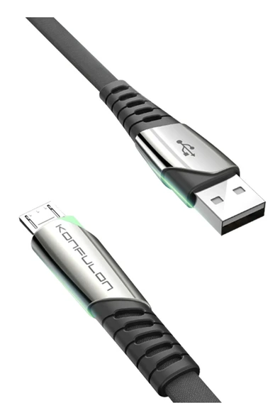 DC16 Micro USB Kablo 1M 2.4A - Siyah-(5796) ürün görseli 1
