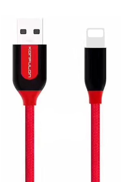 S51 Lightning Kablo iphone Uyumlu 1M 3A - Siyah-(5796) ürün görseli 1