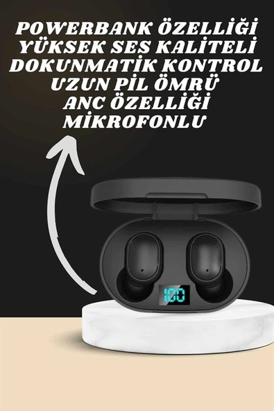 Dijital Göstergeli Kulaklık ve 7 Kordonlu Akıllı Saat Android ve İOS Uyumlu Uyku Takibi Sesli Görüşme MİR43821923 ürün görseli 1